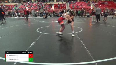 115 lbs Cons. Round 4 - Truland Stearns, Ridge Wrestling Club vs Aidan Werner, Abilene Kids Wrestling