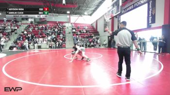 135 lbs Quarterfinal - Adyson Nida, PERRY vs Amelie Cuce, Bentonville West High School