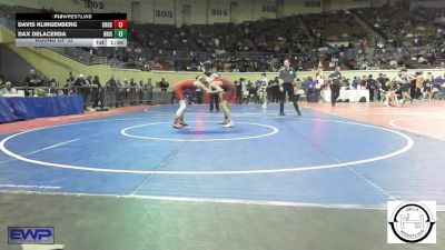 113 lbs Round Of 32 - Davis Klingenberg, Crossings Christian School vs Dax Delacerda, Bristow