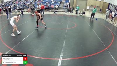 12U Boys - 82 lbs Cons. Round 3 - Payton Carlton, Hybrid Wrestling Club vs Waylon Ellingwood, Contenders Wrestling Academy