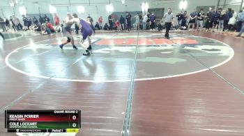 170 lbs Champ. Round 2 - Cole Lockart, Lewiston High School vs Keagin Poirier, Priest River