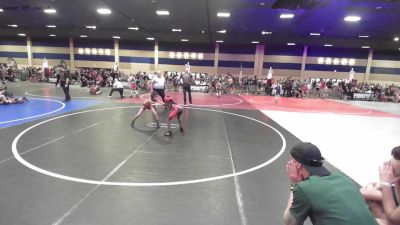 58 lbs Consi Of 8 #2 - Nakai Austin, Cimarron Bad Boys vs Liam Guzman, Mohave