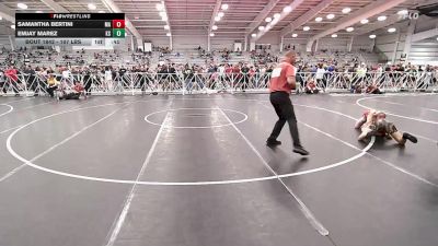 107 lbs Consi Of 16 #2 - Samantha Bertini, MA vs Emjay Marez, KS