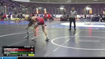 110 lbs Cons. Round 4 - Cameron Garcia, Bellefonte Area Hs vs Devin Connelly, Longwood