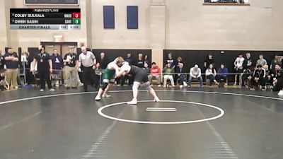 215 lbs Quarterfinal - Colby Sulkala, Mansfield vs Owen Sasin, Canton