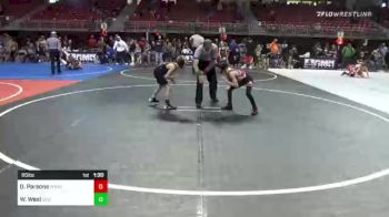 65 lbs Round Of 16 - Derek Parsons, Pomona Elite vs Wyatt West, Governor Wrestling