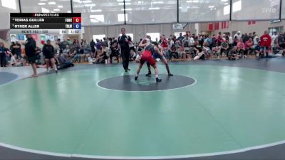 120 lbs 3rd Place Match - Tobias Guillen, Fighting Squirrels Wrestling Club vs Ryker Allen, Team Real Life Wrestling