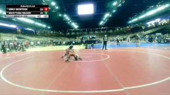 120 lbs Cons. Round 3 - Emily McIntosh, St. John Neumann vs Rickyyura Wilson, Lincoln Park Academy