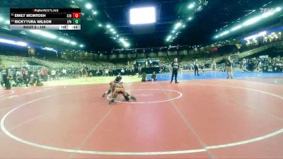 120 lbs Cons. Round 3 - Emily McIntosh, St. John Neumann vs Rickyyura Wilson, Lincoln Park Academy