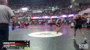 AA - 182 lbs Cons. Semi - Charlie Hayter, Billings West vs Anthony Garcia, Billings West