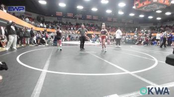 98 lbs Rr Rnd 4 - Viola Foust, Tuttle Wrestling vs Grace Crawley, Redskins Wrestling Club