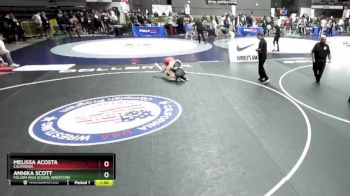 115 lbs Quarterfinal - Melissa Acosta, California vs Annika Scott, Folsom High School Wrestling