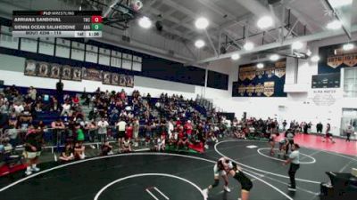 115 lbs Semifinal - Arriana Sandoval, Threshold Wrestling Club vs Sienna Ocean Salaheddine, Arete Wrestling Academy