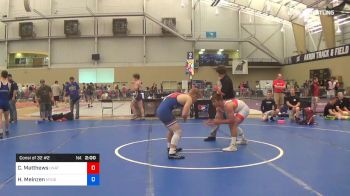 71 kg Consi Of 32 #2 - Cody Matthews, Unattached vs Hunter Meinzen, Montana