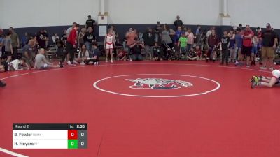 75 lbs Round 2 - Brucie Fowler, Olympia National vs Hunter Meyers, Pit Crew