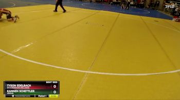 80 lbs Cons. Round 2 - Kannen Schettler, Adrian vs Tyson Edelbach, W-K (Wabasha/Kellogg)