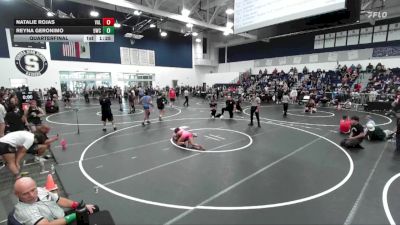 100 lbs Quarterfinal - Natalie Rojas, Valhalla vs Reyna Geronimo, 951 Wrestling Club