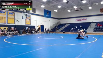 125 lbs Round 2 (6 Team) - Jay Everhart, Trinidad State vs Kamron Alegria, Western Wyoming College