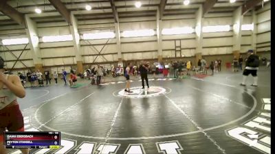 106 lbs Cons. Round 3 - Isaiah Ebersbach, CA vs Peyton Stansell, WY