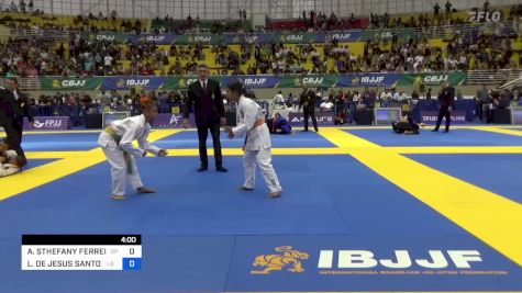 ANDRESSA STHEFANY FERREIRA SANTI vs LETICIA DE JESUS SANTOS 2023 Brasileiro Jiu-Jitsu IBJJF