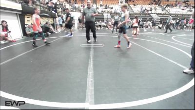70 lbs Semifinal - Carter Colson, Amarillo Rhino Wrestling vs Huck Olsen, Mojo Grappling Academy