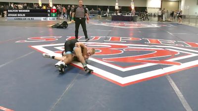 138 lbs Consi Of 16 #2 - Dalton Wenner, PA vs Jovani Solis, FL