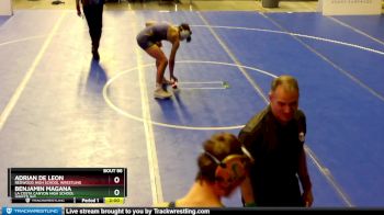 152 lbs Champ. Round 2 - Adrian De Leon, Redwood High School Wrestling vs Benjamin Magana, La Costa Canyon High School Wrestling