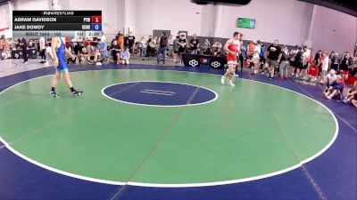 165 lbs Cons. Round 4 - Abram Davidson, Patton Trained WC vs Jake Dowdy, Union County High School Wrestling