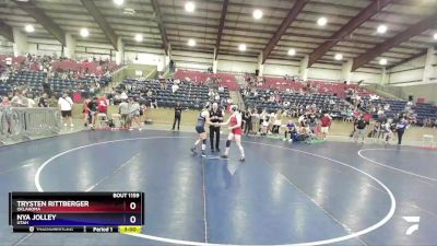 140 lbs Round 2 - Trysten Rittberger, Oklahoma vs Nya Jolley, Utah