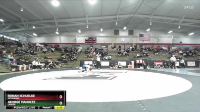 141 lbs Cons. Round 6 - Ronan Schuelke, McKendree vs George Maholtz, Lander