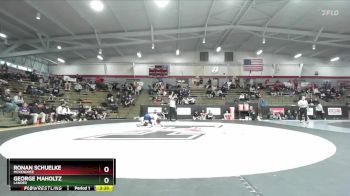 141 lbs Cons. Round 6 - Ronan Schuelke, McKendree vs George Maholtz, Lander