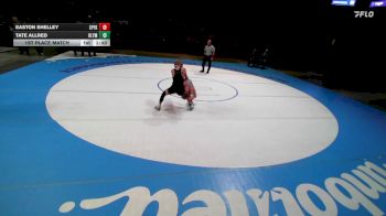5A 113 lbs 1st Place Match - Easton Shelley, Spanish Fork vs Tate Allred, Olympus