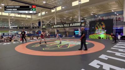 106 lbs Semifinal - Cohen Reer, Unattached vs Jackson Soney, Unattached