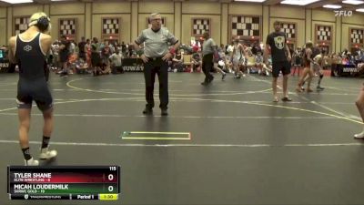 115 lbs Round 1 (6 Team) - Micah Loudermilk, SVRWC Gold vs TYLER SHANE, Elite Wrestling