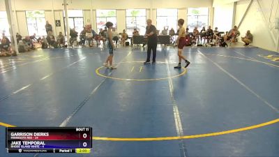 114 lbs Round 4 (6 Team) - Garrison Dierks, Minnesota Red vs Jake Temporal, Rhode Island White