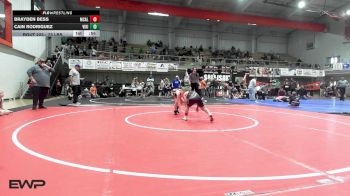 73 lbs Consi Of 8 #2 - Brayden Bess, McAlester Youth Wrestling vs Cain Rodriguez, Viking Wrestling Club
