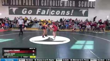 126 lbs Round 2 - Gianluca Torres, Weaver vs Logan Hart, East Limestone