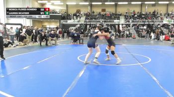 120 lbs 5th Place - Monica Flores Romero, Fairfield Warde vs Lauren McAteer, Walpole