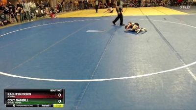 40 lbs Champ. Round 1 - Colt Gambill, Grand Rapids vs Kashtyn Dorn, Adrian