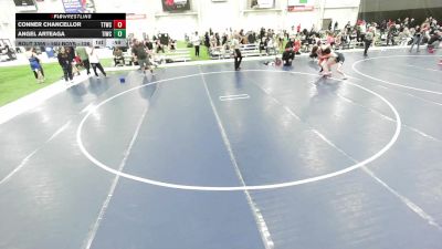 16U Boys - 126 lbs Cons. Round 5 - Angel Arteaga, Team Idaho Wrestling Club vs Conner Chancellor, Team Tulsa Wrestling Club