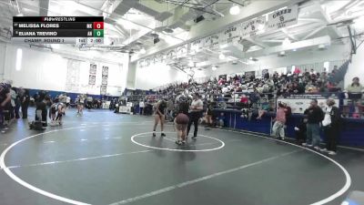 140 lbs Champ. Round 1 - Melissa Flores, Mark Keppel vs Eliana Trevino, Aliso Niguel