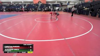 149 lbs Cons. Round 4 - Alexander Greco, Muhlenberg vs Christian Paredes, Cortland State