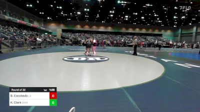 215 lbs Round Of 32 - Benjamin Escobedo, Los Altos vs Kaleb Clark, Green River