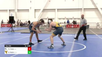 184 lbs C Of 8 #2 - Nathan Haas, California Baptist University vs Dennis Robin, West Virginia