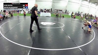 130 lbs Elise Gilfoil, Pennsylvania Blue vs Mattie Blankenship, Missouri