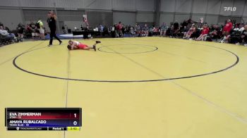 105 lbs 4th Wrestleback (16 Team) - Eva Zimmerman, Utah vs Amaya Rubalcado, Texas Blue