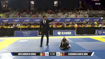 Maya Cardoso De Vargas vs Alessandra Claire M. Sibug 2026 Pan Kids Jiu-Jitsu IBJJF Championship