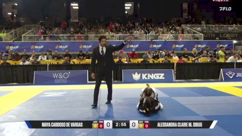 Maya Cardoso De Vargas vs Alessandra Claire M. Sibug 2026 Pan Kids Jiu-Jitsu IBJJF Championship