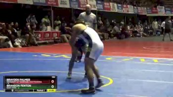 133 lbs Finals (2 Team) - Brandon Fenton, Kent State vs Brayden Palmer, University Of Tennessee-Chattanooga