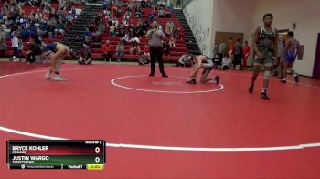 144 lbs Round 2 - Bryce Kohler, Graham vs Justin Wargo, Streetsboro